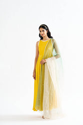 Naisha Yellow Dress with Dupatta